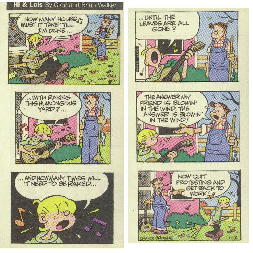 Hi and Lois Dylan Parody